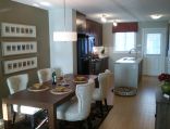 Spacious dining in Zen McKenzie Towne condos 